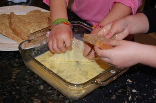 making french toast