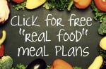 Free Real Food Meal Plans
