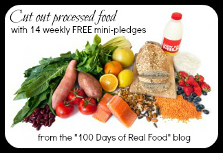 14 "Real Food" Mini Pledges...baby steps for cutting out processed food!