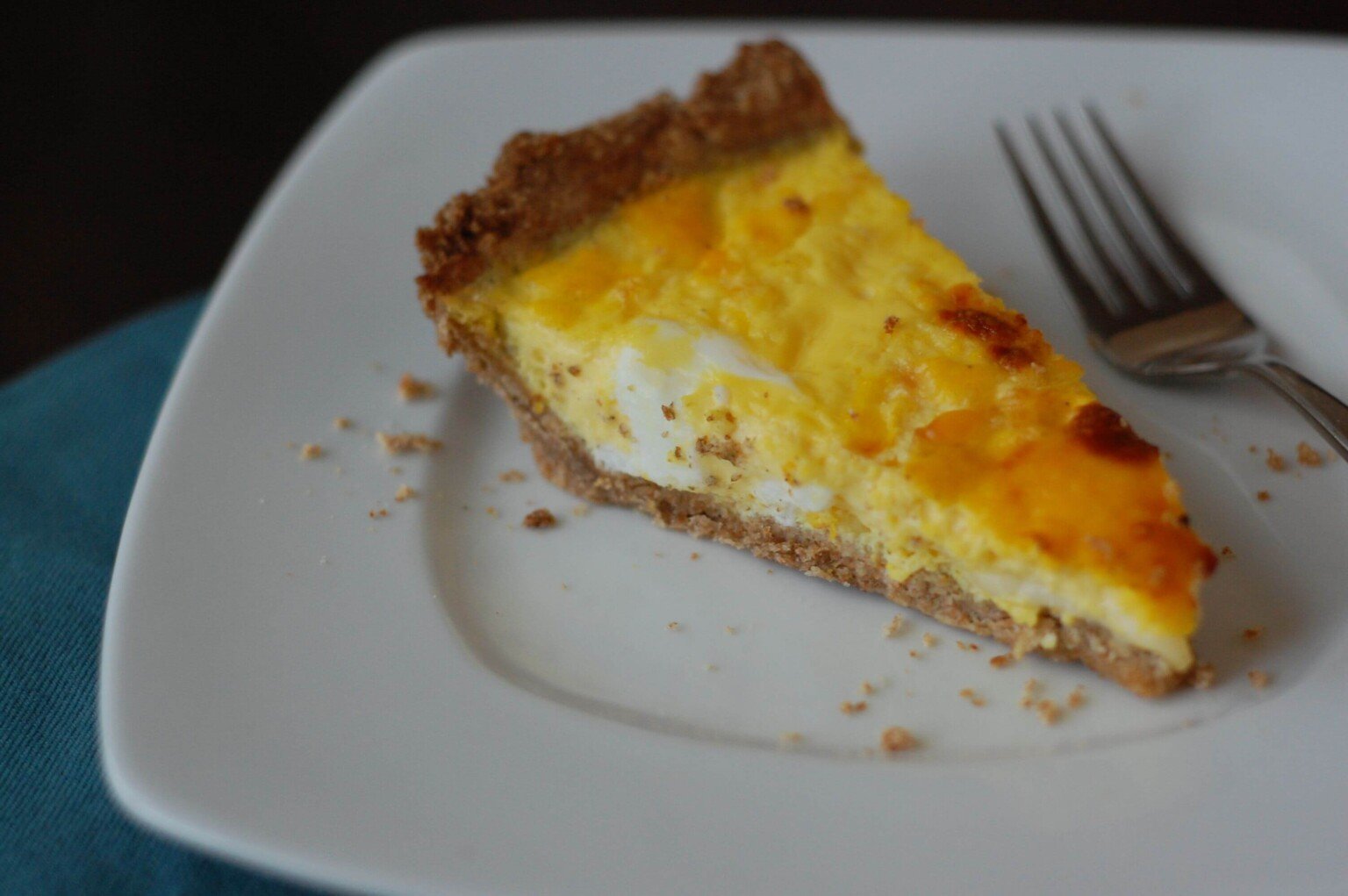Easy Quiche With Crust Recipe (Whole Wheat) ⋆ 100 Days of Real Food
