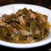 collard greens in a bowl