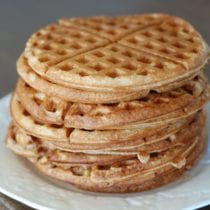 Whole-Wheat Waffles waffle stack1 210x210 - Whole-Wheat Waffles