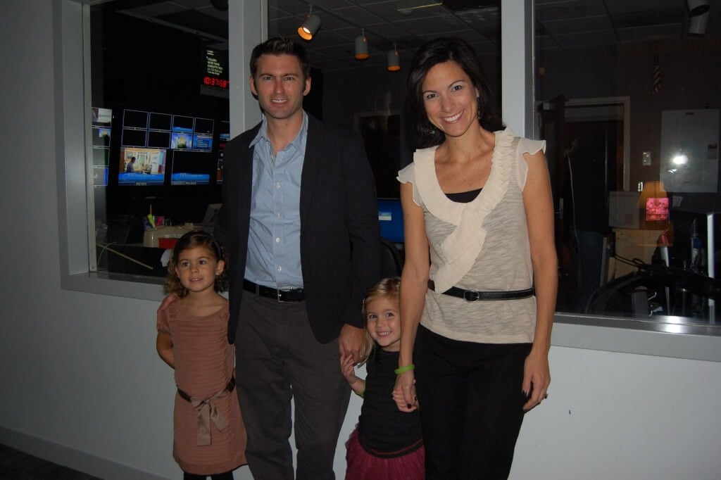 The Leake family at the Charlotte Today show. 