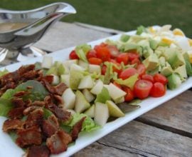 Recipe: Cobb Salad with Blue Cheese Dressing - 100 Days of Real Food