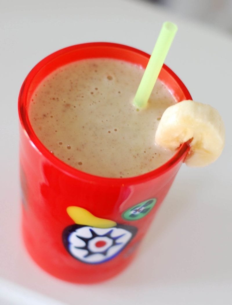 Best Peanut Butter Banana Smoothie Recipe - 100 Days of Real Food