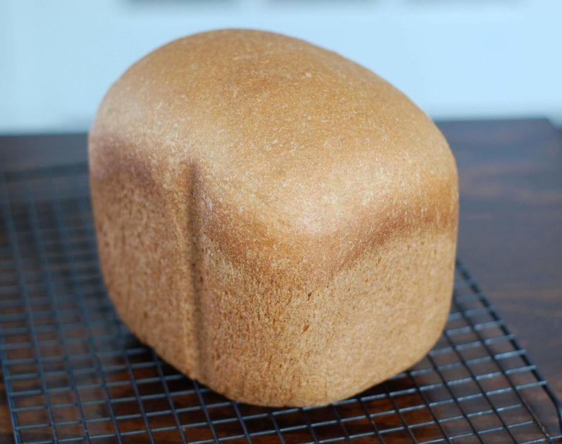 Honey Whole Wheat Sandwich Bread from 100 Days of Real Food