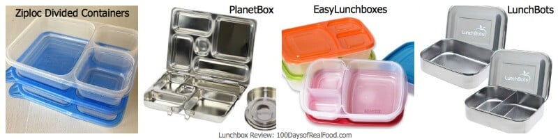 LunchBots Snack Packer Stainless Steel Bento Box