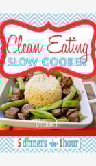 "Clean Eating Slow Cooker" book seen on 100 Days of Real Food "Clean Eating Slow Cooker" book seen on 100 Days of Real Food