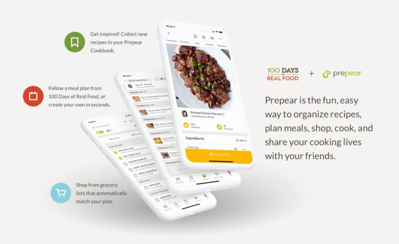 Pepear + 100 Days of Real Food