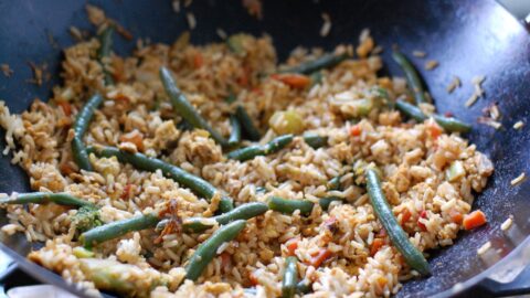 Super Quick and Easy Vegetable Fried Rice