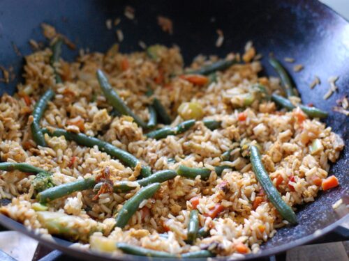 Super Quick and Easy Vegetable Fried Rice