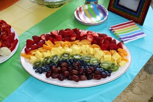 A (Naturally Colored) Rainbow Party ⋆ 100 Days of Real Food