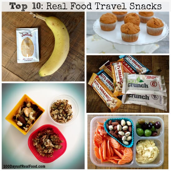 Top 10 Travel Snacks with 100 Days of Real Food
