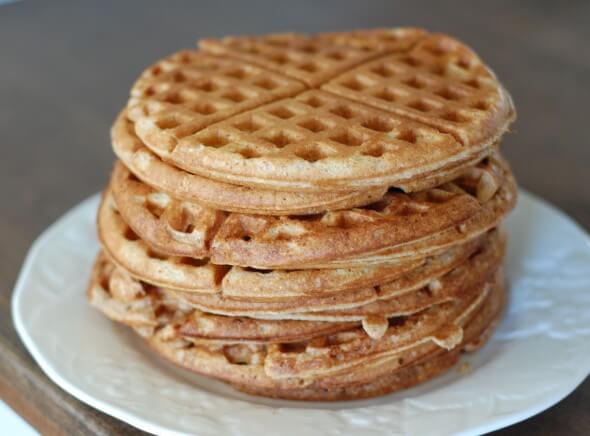 Top Posts of 2016 - Whole-Wheat Waffles on 100 Days of Real Food
