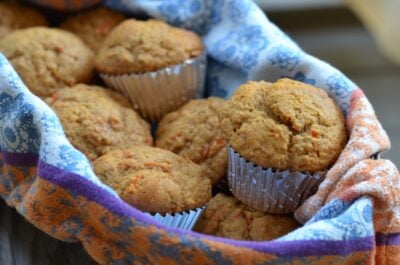 carrot applesauce muffins