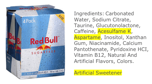 "Sugar Free" Does Not Equal Healthy from 100 Days of #RealFood #sugarfree