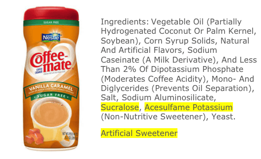 "Sugar Free" Does Not Equal Healthy from 100 Days of #RealFood #sugarfree