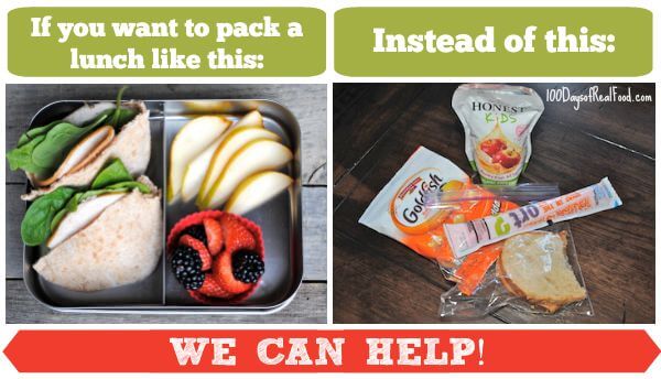 Healthy #SchoolLunch Meal Plans on 100 Days of #RealFood Healthy #SchoolLunch Meal Plans on 100 Days of #RealFood