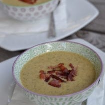 Broccoli Cheese Soup from 100 Days of #RealFood