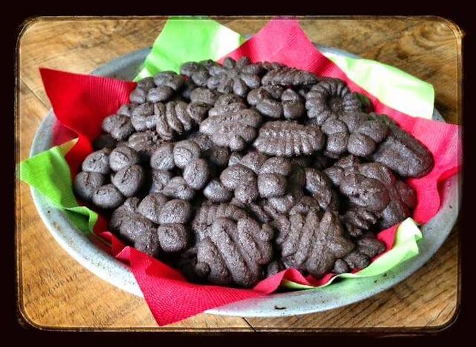 Chocolate Peppermint Cookies (with sugar!) - 100 Days of Real Food