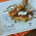 Carrot Fritters from 100 Days of #RealFood
