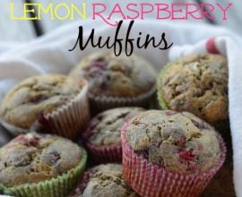 Lemon Raspberry Muffins from 100 Days of #RealFood