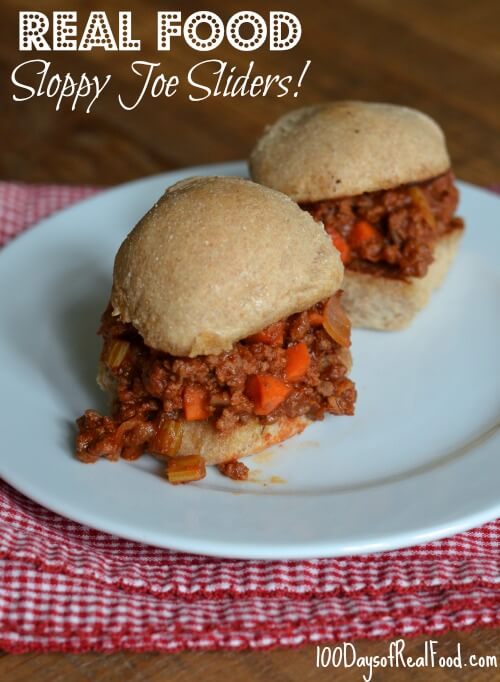 Homemade Sloppy Joes from 100 Days of Real Food