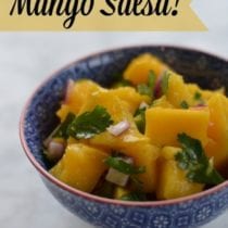 Mango Salsa from 100 Days of #RealFood Mango Salsa from 100 Days of #RealFood