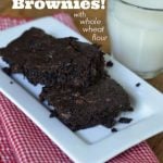 5 Minute Fudge Brownies from 100 Days of #RealFood