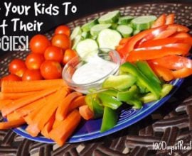 Get Your Kids To Eat Their Veggies on 100 Days of #RealFood