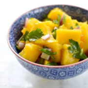 mango salsa on 100 days of real food