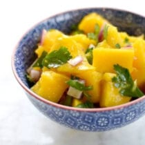 mango salsa on 100 days of real food