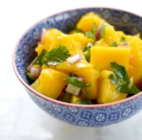 mango salsa on 100 days of real food