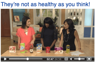 Video: 7 "Healthy" Foods - That Really Aren't