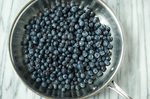 Honey Sweetened Blueberry Jam from Food in Jars at 100 Days of #RealFood