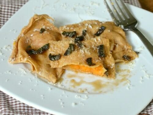 Whole Wheat Sweet Potato Ravioli