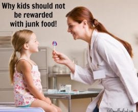 Why kids should not be rewarded with junk food on 100 Days of #RealFood