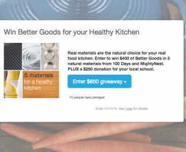 5 Materials for a Healthy Kitchen on 100 Days of #RealFood