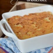Cheesy Mashed Potato Casserole on 100 Days of #RealFood