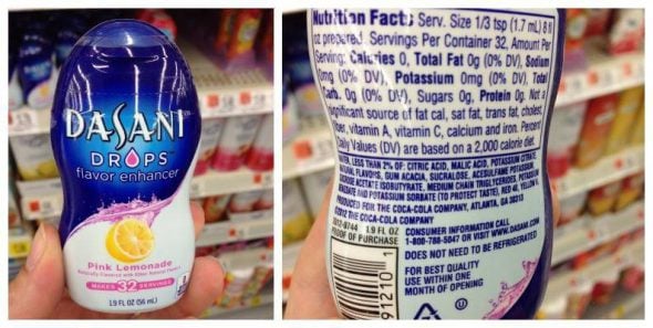 Dasani Drops: Misleading Product Roundup IV on 100 Days of #RealFood