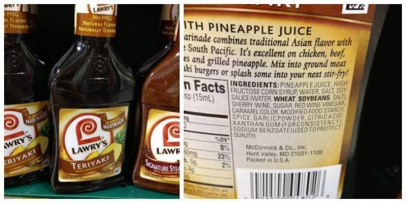 Teriyaki Marinade: Misleading Product Roundup IV on 100 Days of #RealFood
