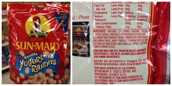 Yogurt Raisins: Misleading Product Roundup IV on 100 Days of #RealFood