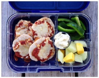 10 Recipes to Freeze for #SchoolLunches (Homemade Pizza) on 100 Days of #RealFood