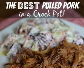 The Best Pulled Pork in a #CrockPot on 100 Days of #RealFood