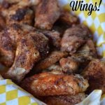 The Best Oven Baked Chicken Wings on 100 Days of #RealFood