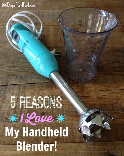 Real Food Tips: 5 Reasons I Love My Hand Immersion Blender ⋆ 100 Days of  Real Food