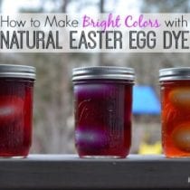 How to dye eggs naturally on 100 Days of #RealFood