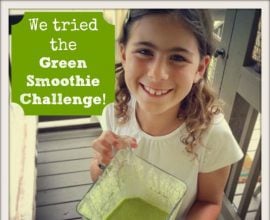 Green Smoothie Challenge on 100 Days of #RealFood