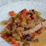 Unstuffed Pork Chops on 100 Days of #RealFood