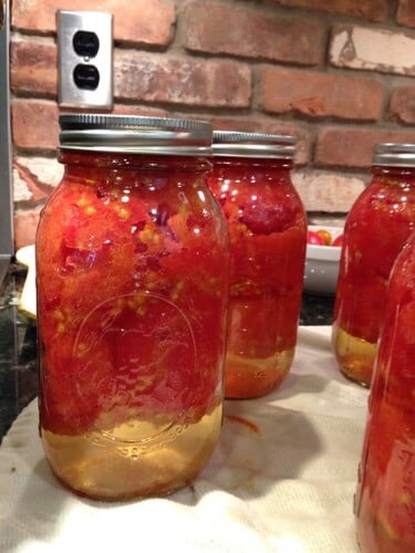 How to can tomatoes on 100 Days of #RealFood